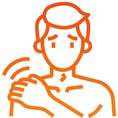 Contribui para o conforto dos ombros