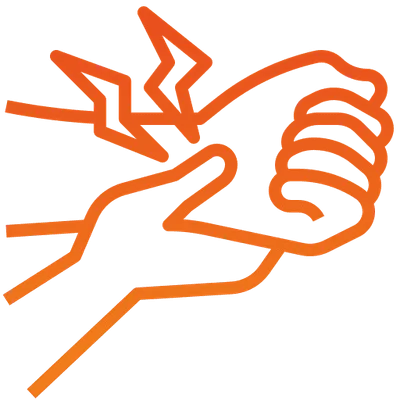 Auxilia no conforto das mãos